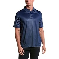 Callaway Men's Chevron Foulard Print Short Sleeve Golf Polo Shirt with Swing Tech and Sustainable Recycled Polyester