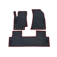 Car Floor Mats Car Mat Rugs Carpet Compatible with Geely Emgrand X7 Sport Bo Yue 2017 2018 2019 2020 2021 Left Hand Drive (Color : Red)