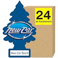 LITTLE TREES Air Fresheners Car Air Freshener. Hanging Tree Provides Long Lasting Scent for Auto or Home. New Car Scent, 24 Air Fresheners