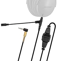 weishan NC700 Mic Replacement for Bose Noise Cancelling 700 Gaming Headphone, Detachable 2.5mm Microphone Cable with Sound Controller and Mute Switch for Xbox One, PS4, PS5, PC