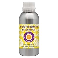 Deve herbes Pure Peppermint Essential Oil (Mentha piperita) Steam Distilled 1250ml (42 oz)