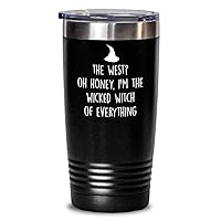 wicked witch of everything tumbler, funny gift for her mom sister aunt best friend bf wife girlfriend, wizard of oz, gift for birthday christmas halloween (Red, 30 oz)