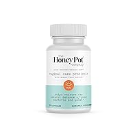 The Honey Pot Company Vaginal Care Probiotic with Urinary Tract Support - Formulated w/4-Lacto Strains & Cranberry - Helps Restore Natural Balance of Good Bacteria & Yeast. 30 Capsules, 1