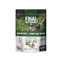 Final Destination Sugar Beet & Turnip Seed Blend Deer Attractant | Versatile Supplement Food Plot Seed for Deer
