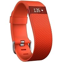 Fitbit Charge HR Wireless Activity Wristband (Tangerine, Small)