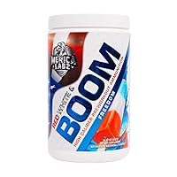 Red, White, and Boom, High Caliber Pre Workout with VasoDrive-AP®, 350mg Caffeine, Max Energy, Pump and Focus, Increased Blood Flow and Muscle Volume, 20 Servings (Freedom)