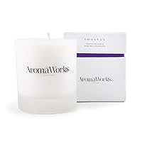 London Soulful Soy Wax Candle - Frankincense, Juniper Berry and Patchouli Aromas - Relax, Clarity & Time Out - Natural, Vegan, Cruelty Free - Medium 7.76oz
