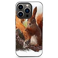 Cute Animal Squirrel Pattern Phone Case Drop Protective Funny Graphic TPU Cover for iPhone 13 Pro Max/iPhone 13 Pro/iPhone 13/iPhone 13 Mini IPhone13 Pro