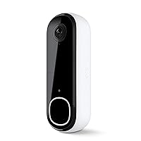 Video Doorbell 2K (2nd Generation) – Battery Operated or Wired Doorbell, Smart Wi-Fi, Security Camera, Surveillance, White – AVD4001​