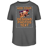 Custom Personalized Men's T-Shirt Tee - Printed Image & Text - Your Design Here