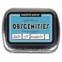 Magnetic Poetry - Little Box of Obscenities Kit - Words for Refrigerator - Write Poems and Letters on The Fridge - Made in The USA