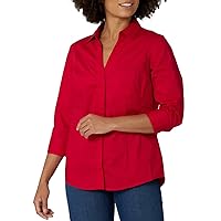 Riders by Lee Indigo Women's Easy Care ¾ Sleeve Woven Shirt