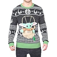 Star Wars Baby Yoda The Child Forces Trees Ugly Christmas Sweater