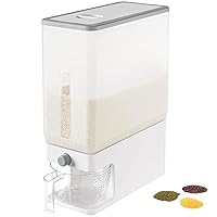 Lifewit Rice Dispenser 25 Lbs(11.3kg), Rice Storage Container Sealed Moisture Proof with Measuring Cup for Kitchen Pantry Household, BPA-Free