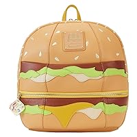 Loungefly McDonald's Big Mac Womens Double Strap Shoulder Bag Purse
