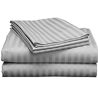 True Luxury 600 Thread Count Egyptian Cotton Sheet Set for King Size (76