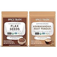 SPICE TRAIN, Flax Seed(397g) + Ashwagandha Powder(397g)