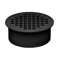 Oatey 43560 2 in. ABS Plastic Snap-In Floor Drain with 2-1/4 in. Strainer