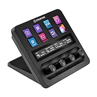 Elgato Stream Deck +, Audio Mixer, Production Console and Studio Controller for Content Creators, Streaming, Gaming, with Customizable Touch Strip dials and LCD Keys, Works with Mac and PC