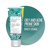 Aloe Vera SPF 20 Sunscreen Body Gel | 3.38 Fl Oz (100ml) | with Broad Spectrum UVA/UVB Protection | Natural Face Sunblock for Men & Women