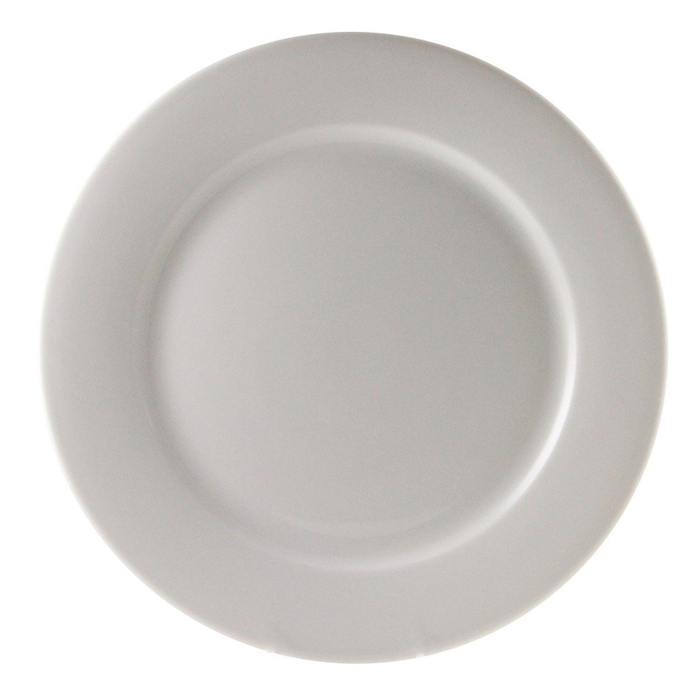 10 Strawberry Street Bistro 11" Dinner Plate, Set of 6, White