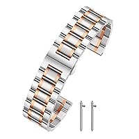 Quick Release Watch Strap 18mm 19mm 20mm 21mm 22mm 24mm Premium Solid Stainless Steel Watch Band Replacement.