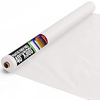 Exquisite White Plastic Table Cover Roll 40