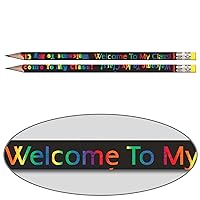 Really Good Stuff Welcome To My Class Pencils - Sharpened - 12 sharpened pencils