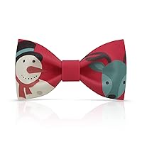 Fun Bow Ties for Men Original Design Print Funny Patterned Pre-Tied Particular Fantasy Theme Bowties with The Humorous Motif Pajaritas para Hombres for Party Holiday Birthday