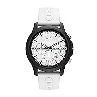 A|X Armani Exchange Chronograph Watch for Men with Stainless Steel, Silicone or Leather Band