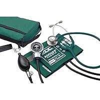 ADC 778-603TL Pro's Combo III Professional Adult Pocket Aneroid/Clinician Scope Set with Prosphyg 778 Blood Pressure Sphygmomanometer, Teal