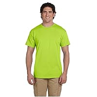 Fruit of the Loom 3931 100% Cotton HD T-Shirt - Neon Green - XL
