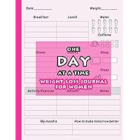 Weight Loss Journal for Women: Food and Fitness Planner