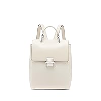 Calvin Klein Clove Triple Compartment Flap Backpack, Cherub White