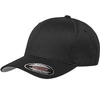 Flexfit Men's Wooly Combed Twill Fitted Baseball Cap