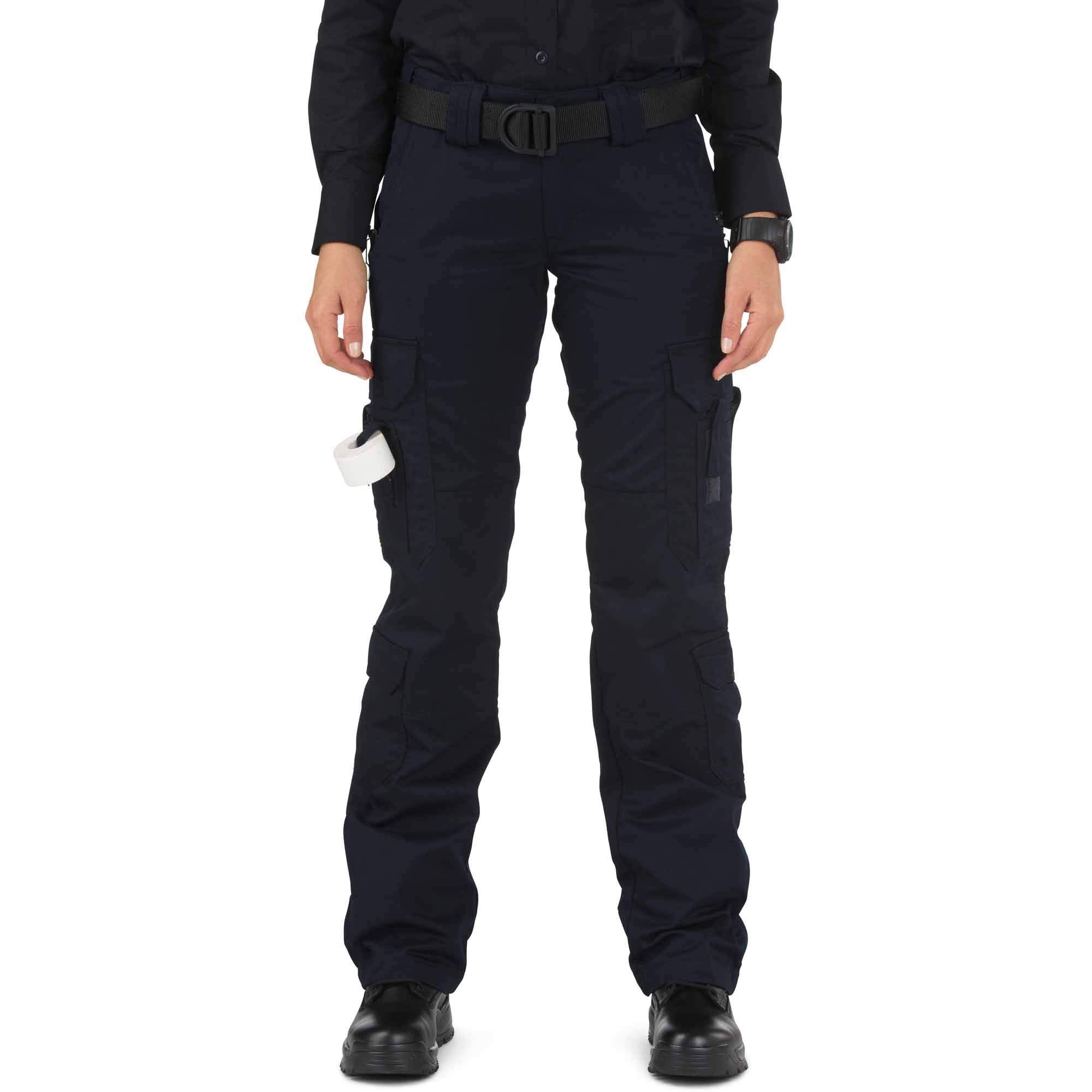 5.11 Tactical Women's Taclite Lightweight EMS Pants, Adjustable Waistband, Teflon Finish, Style 64369