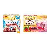 Emergen-C Kidz Crystals, On-The-Go Immune Support Supplement with Vitamin C & 1000mg Vitamin C Powder, with Antioxidants
