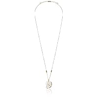 Alex and Ani Crystal Infusion Pull Chain, Nautilus, Kelp Green Pendant Necklace