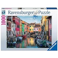 Ravensburger - 1000 Piece Jigsaw Puzzle - Burano, Italy - Adults and Children from 14 Years Old Puzzle - 17392