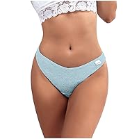 Womens Seamless Cheeky Underwear Soft Invisible Bikini Panties Sexy Stretch Low Waist No Show Thong Underwear Briefs