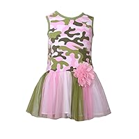 Bonnie Baby Girls Pink Camo Camouflage Tutus Set (0m-24m) (3-6 Months)
