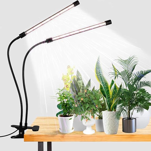 Timming LED Grow Lights for Indoor Plants Dimmable USB Clip on Desk Grow Lights 