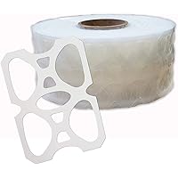 4-Pack Rings (1000ct Roll) Universal Fit - Fits all 12oz Beer/Soda Cans | FAST SAME DAY SHIPPING