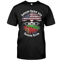 American Grown with Roots Proud Born in Customized Name Unique Designed Shirt Tee Gift