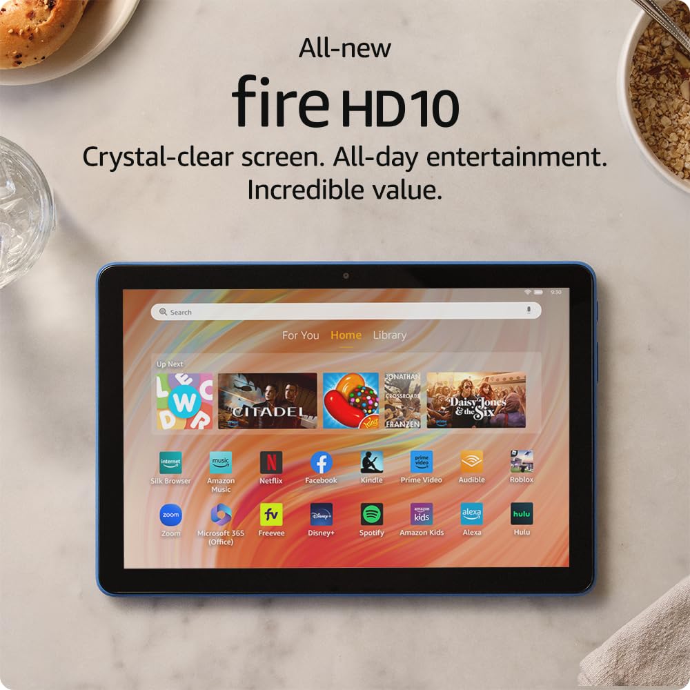 All-new Amazon Fire HD 10 tablet, built for relaxation, 10.1