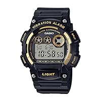 Casio Unisex Watch with Japanese Quartz Movement W-735H-1A2 38mm, Strap