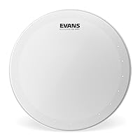 Evans Genera HD Dry Snare Drum Head - 14 Snare Drum Head - Featuring Vent Holes to Control Sustain & Tighten Sound - Overtone Control - Coated with 2 Plies - 14 Inch