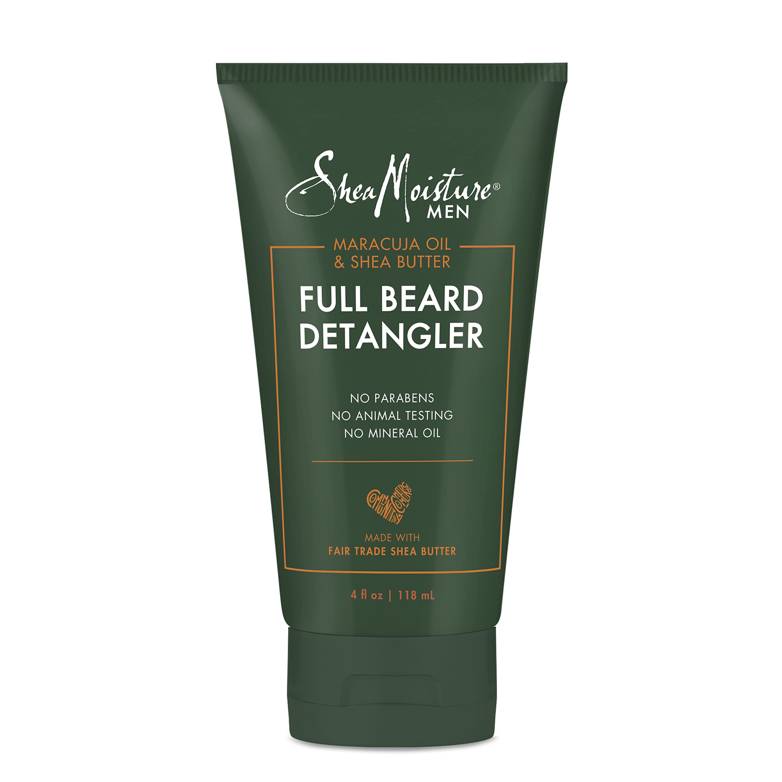 SheaMoisture Full Beard Detangler for Full Beards Maracuja Oil and Shea Butter Paraben Free Beard Detangler 4 oz