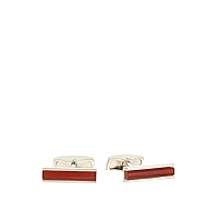 MONTBLANC Deco Steel Cuff Links with Camelian Inlay 111318