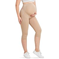 Maternity Pants Seamless Tights Over Belly Capris Workout Leggings Scurb Pants Pregnancy Shapewear Under Clothes